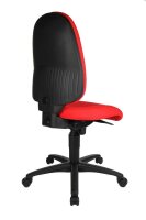 Topstar Bürostuhl Syncro Pro 5, S500 G21 Stoff rot, Gestell schwarz