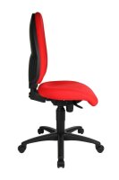 Topstar Bürostuhl Syncro Pro 5, S500 G21 Stoff rot, Gestell schwarz