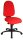 Topstar Bürostuhl Syncro Pro 5, S500 G21 Stoff rot, Gestell schwarz