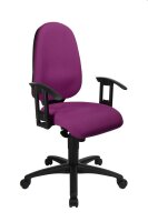 Topstar Bürostuhl Syncro Pro 5, S500 G03 Stoff lila, Gestell schwarz