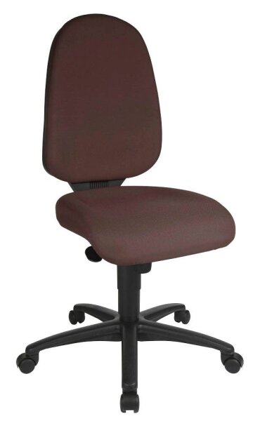 Topstar Bürostuhl Syncro Pro 5, S500 G08 Stoff braun, Gestell schwarz