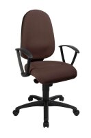Topstar Bürostuhl Syncro Pro 5, S500 G08 Stoff braun, Gestell schwarz
