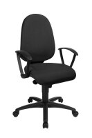 Topstar Bürostuhl Syncro Pro 5, S500 G20S Stoff schwarz, Gestell schwarz