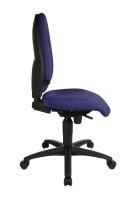 Topstar Bürostuhl Syncro Pro 5, S500 G26S Stoff blau, Gestell schwarz