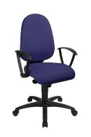 Topstar Bürostuhl Syncro Pro 5, S500 G26S Stoff blau, Gestell schwarz