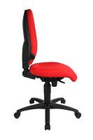 Topstar Bürostuhl Syncro Pro 5, S500 G21S Stoff rot, Gestell schwarz