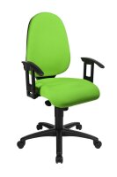 Topstar Bürostuhl Syncro Pro 5, S500 G05S Stoff grün, Gestell schwarz