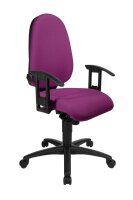 Topstar Bürostuhl Syncro Pro 5, S500 G03S Stoff lila, Gestell schwarz