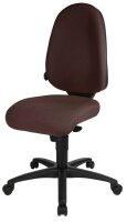 Topstar Bürostuhl Syncro Pro 5, S500 G08S Stoff braun, Gestell schwarz
