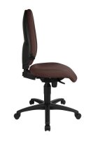 Topstar Bürostuhl Syncro Pro 5, S500 G08S Stoff braun, Gestell schwarz