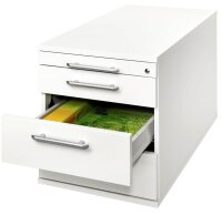 HAMMERBACHER Solid TC30 Rollcontainer weiß 4 Auszüge 42,8 x 80,0 x 51,2 cm