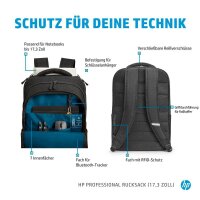 HP Laptop-Rucksack Professional Kunststoff schwarz bis 44,0 cm (17,3 Zoll)
