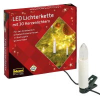 Idena 30er LED Lichterkette grün 16,0 m