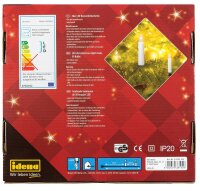 Idena 30er LED Lichterkette grün 16,0 m