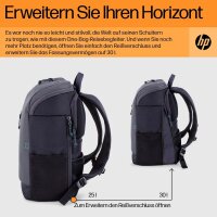 HP Laptop-Rucksack Travel Kunststoff grau 25 l bis 39,6 cm (15,6 Zoll)