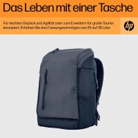HP Laptop-Rucksack Travel Kunststoff grau 25 l bis 39,6 cm (15,6 Zoll)