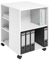 DURABLE Bürowagen weiß 3 Ebenen 52,8 x 59,2 x 74,8 cm