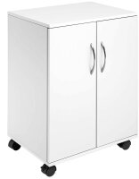 DURABLE Bürowagen weiß 4 Ebenen 52,8 x 40,0 x 74,8 cm