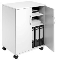 DURABLE Bürowagen weiß 4 Ebenen 52,8 x 40,0 x 74,8 cm