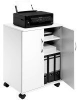 DURABLE Bürowagen weiß 4 Ebenen 52,8 x 40,0 x 74,8 cm