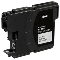 dots  schwarz Druckerpatrone kompatibel zu brother LC-1100BK