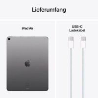 Apple iPad Air Wi-Fi (M2) (2024) 33,0 cm (13,0 Zoll) 256 GB spacegrau