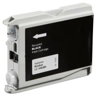 dots  schwarz Druckerpatrone kompatibel zu brother LC-1000BK
