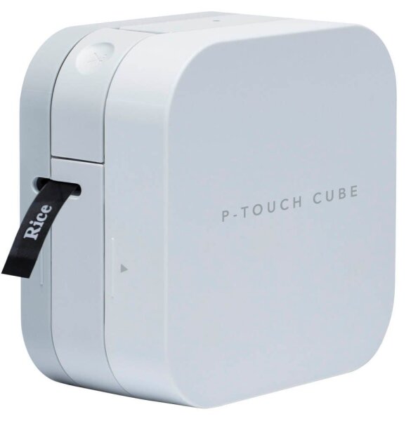 brother P-touch Cube P300BT Beschriftungsgerät weiß, grau