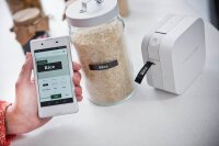 brother P-touch Cube P300BT Beschriftungsgerät weiß, grau