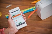 brother P-touch Cube P300BT Beschriftungsgerät weiß, grau