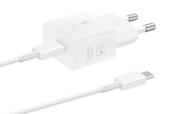 SAMSUNG EP-T2510X Ladekabel mit Adapter weiß, 25 Watt / VA