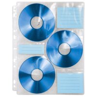 hama 6er CD-/DVD-Hüllen transparent, 10 St.