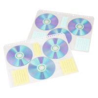 hama 6er CD-/DVD-Hüllen transparent, 10 St.