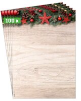 SIGEL Weihnachtsbriefpapier Chalet Style Motiv DIN A4 90...