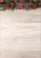 SIGEL Weihnachtsbriefpapier Chalet Style Motiv DIN A4 90...