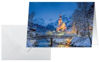 25 SIGEL Weihnachtskarten Bavarian Christmas DIN A6