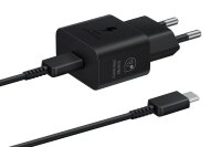 SAMSUNG EP-T2510X Ladekabel mit Adapter schwarz, 25 Watt...