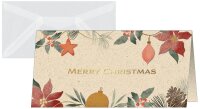 10 SIGEL Weihnachtskarten Christmas Art DIN lang