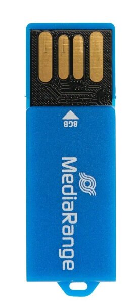 MediaRange USB-Stick PAPER-CLIP blau 8 GB, 1 St.