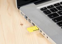 MediaRange USB-Stick PAPER-CLIP gelb 16 GB, 1 St.