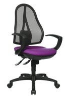 Topstar Bürostuhl Open Point SY, OP200G03 Stoff lila, Gestell schwarz