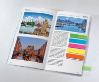 SIGEL Haftmarker transparent mit Clip Haftmarker...