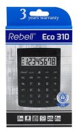 Rebell Eco 310 Tischrechner schwarz