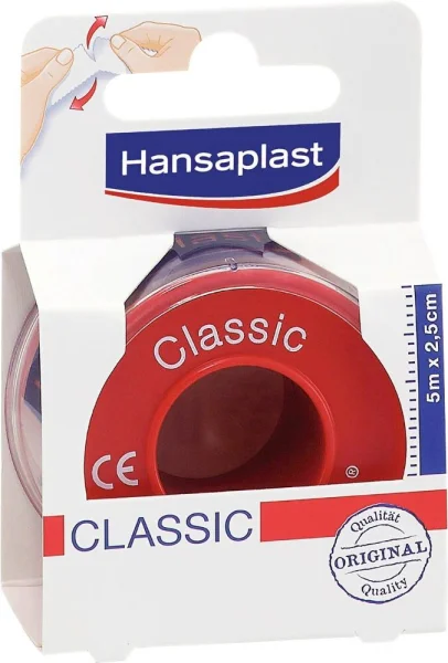 Hansaplast Heftpflaster Classic weiß 2,5 cm x 5,0...