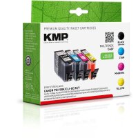 KMP C66V  schwarz, cyan, magenta, gelb Druckerpatronen...