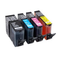 KMP C66V  schwarz, cyan, magenta, gelb Druckerpatronen kompatibel zu Canon PGI-5