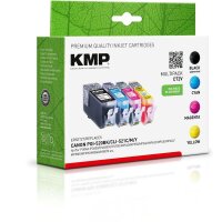 KMP C72V  schwarz, cyan, magenta, gelb Druckerpatronen...