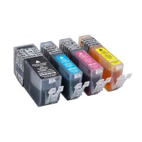 KMP C72V  schwarz, cyan, magenta, gelb Druckerpatronen kompatibel zu Canon PGI-5