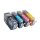 KMP C72V  schwarz, cyan, magenta, gelb Druckerpatronen kompatibel zu Canon PGI-5