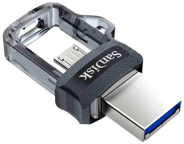 SanDisk USB-Stick Ultra Dual Drive M3.0 grau 64 GB, 1 St.
